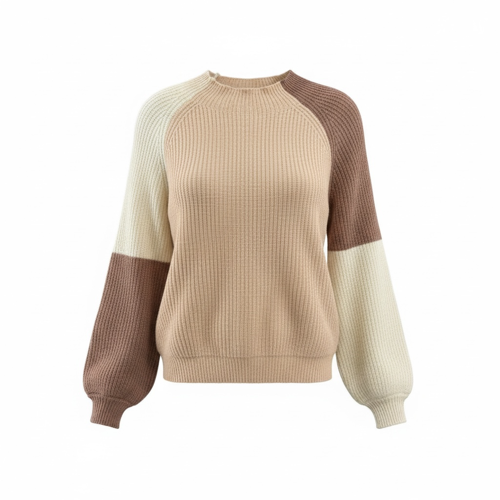 Chunky Neutrals Knit Sweater