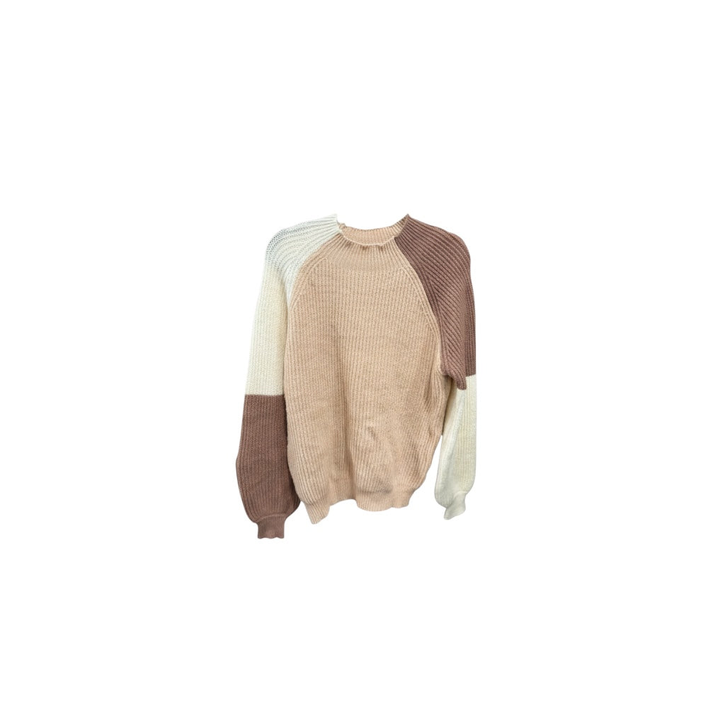Chunky Neutrals Knit Sweater